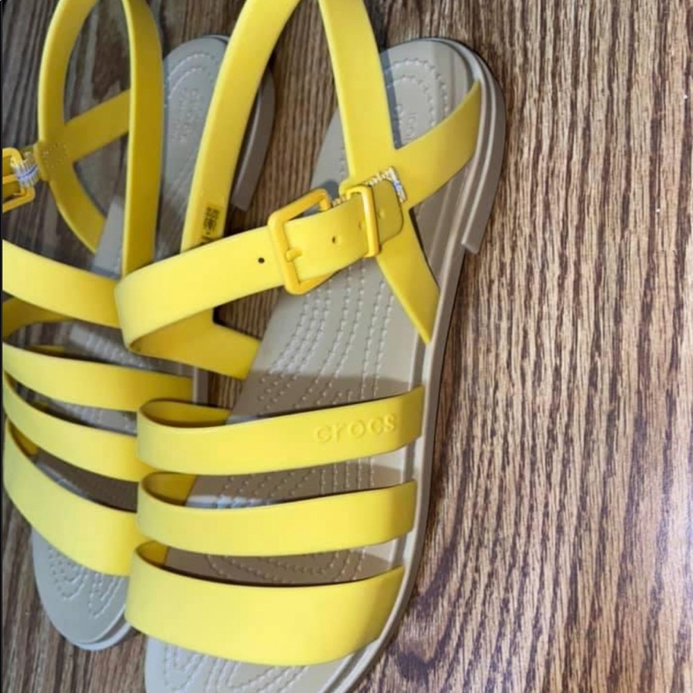 Croc sandals